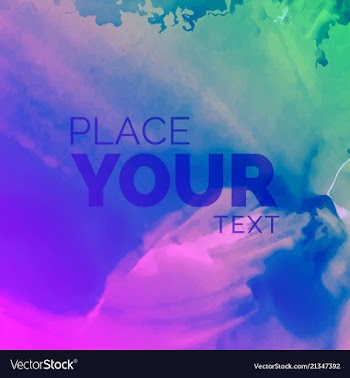Modern watercolor background vector image