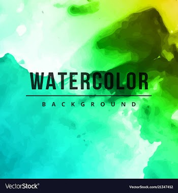 Modern watercolor background vector image