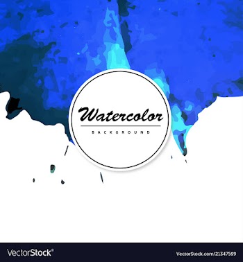 Modern watercolor background vector image
