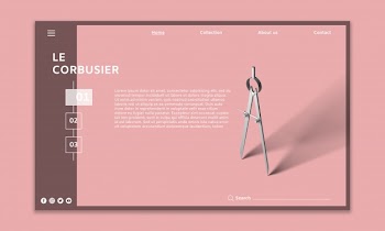 Modern website mockup Free Psd
