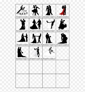 Modern Wedding Reception Symbols Collection - Wedding Reception Symbols