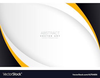 modern white background design with yellow theme