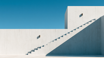 Modern White Concrete Architecture