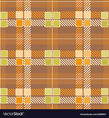 Modern Yellow Plaid Pattern vector image