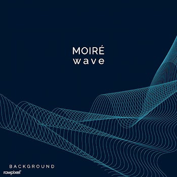 Moiré pattern background | Free stock vector - 555077