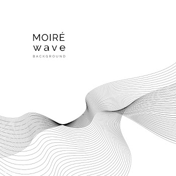 Moiré pattern background | Free stock vector - 555081