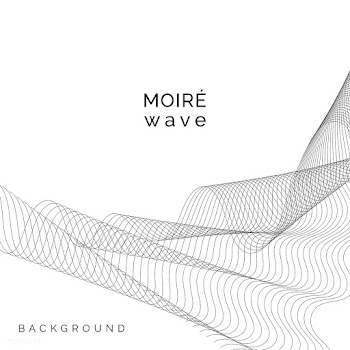 Moiré pattern background | Free stock vector - 555082