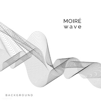 Moiré pattern background | Free stock vector - 555088