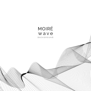 Moiré pattern background | Free stock vector - 555089