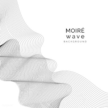 Moiré pattern background | Free stock vector - 555091