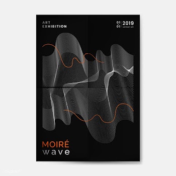 Moiré pattern background | Free stock vector - 555093