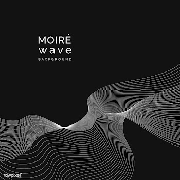 Moiré pattern background | Free stock vector - 555097