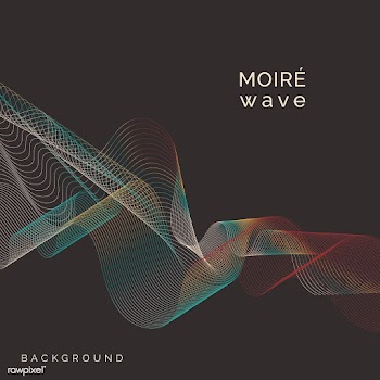 Moiré pattern background | Free stock vector - 555102