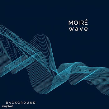 Moiré pattern background | Free stock vector - 555105