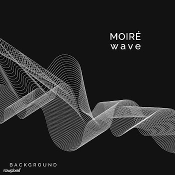 Moiré pattern background | Free stock vector - 555114