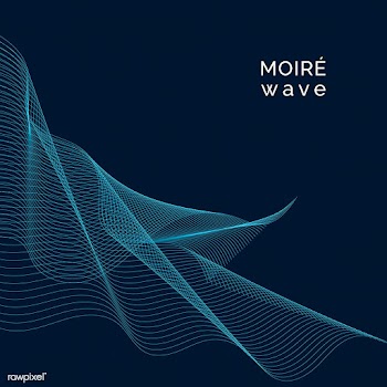 Moiré pattern background | Free stock vector - 555124