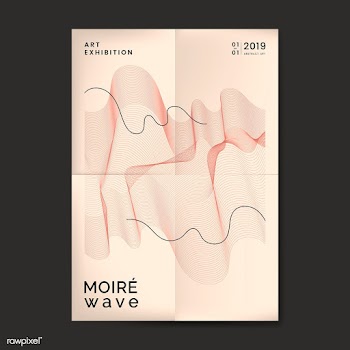 Moiré pattern background | Free stock vector - 555130