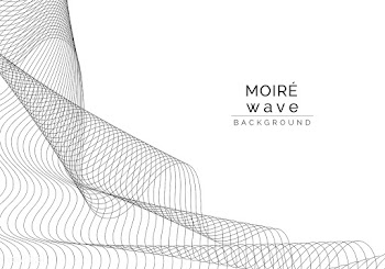 Moiré pattern background | Free stock vector - 555132