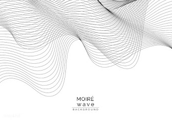 Moiré pattern background | Free stock vector - 555146