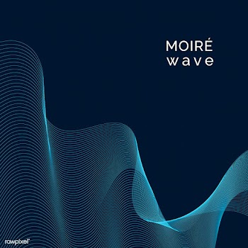 Moiré pattern background | Free stock vector - 555155