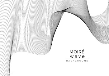 Moiré pattern background | Free stock vector - 555166