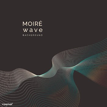 Moiré pattern background | Free stock vector - 555173