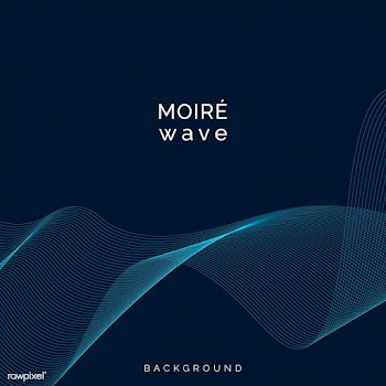 Moiré pattern background | Free stock vector - 555180