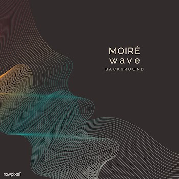 Moiré pattern background | Free stock vector - 555185