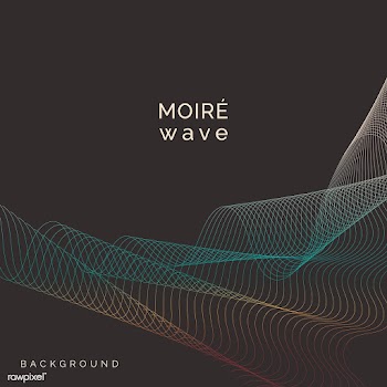 Moiré pattern background | Free stock vector - 555186