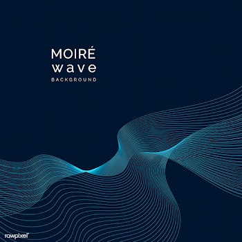Moiré pattern background | Free stock vector - 555191