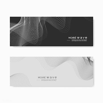 Moiré pattern background set | Free stock vector - 555078