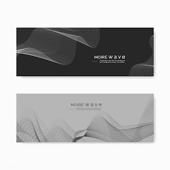 Moiré pattern background set | Free stock vector - 555079