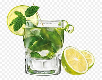 Mojito Rum Cocktail Carbonated water Lemonade - Mojito PNG Photos 