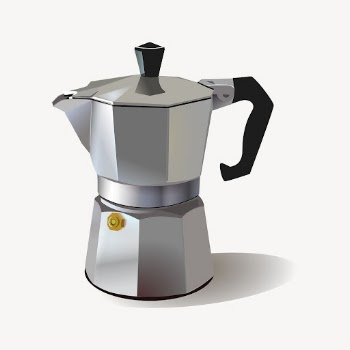 Moka pot clipart, coffee maker | Free Vector - rawpixel