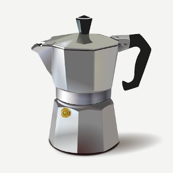 Moka pot coffee clipart, collage | Free PSD - rawpixel