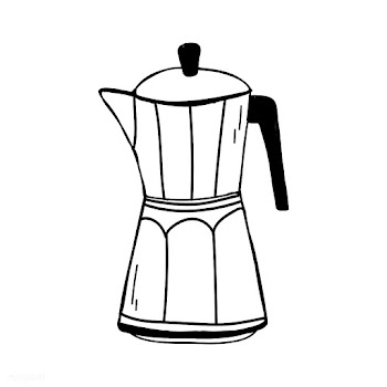 Moka pot coffee shop icon vector | Free stock vector - 520722