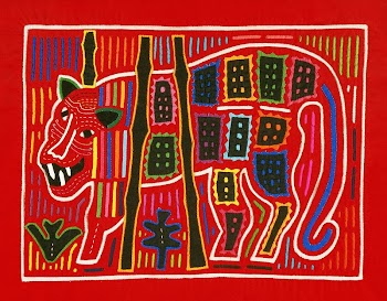 Mola (20th century) reverse appliqu&eacute;; | Free Photo Illustration - rawpixel