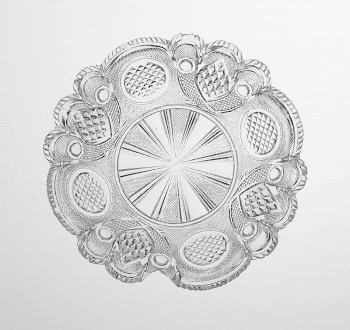 molded glass plate with starburst | Free Photo - rawpixel