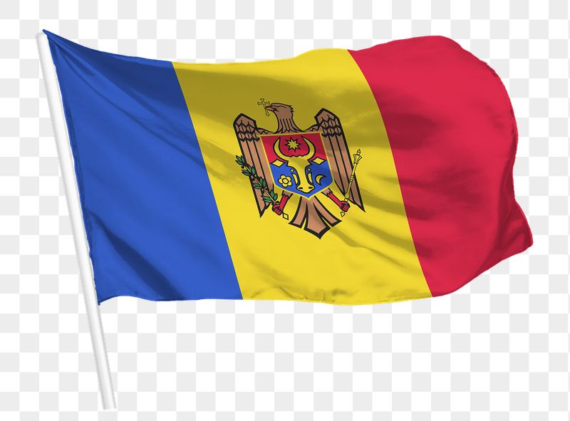 Moldova flag png waving, national | Free PNG - rawpixel