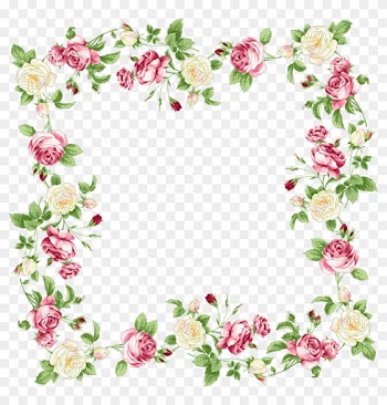 Molduras Para Artesanato - Transparent Floral Border