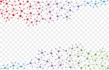 Molecule Biochemistry Vecteur Euclidean vector - Gradient color technology structure border 
