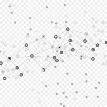 Molecule Structure Euclidean vector Pattern - Vector dotted line shading 