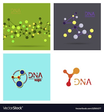 Molecules concept of neurons and nervous system vector image