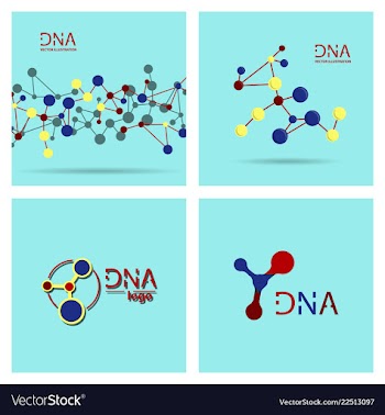 Molecules concept of neurons and nervous system vector image