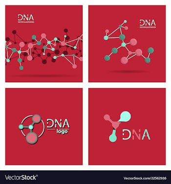 Molecules concept of neurons and nervous system vector image