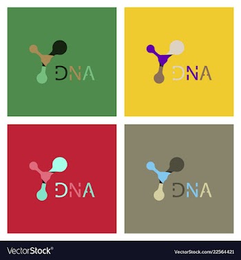 Molecules concept of neurons and nervous system vector image