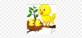 Mom And Baby Bird Clipart