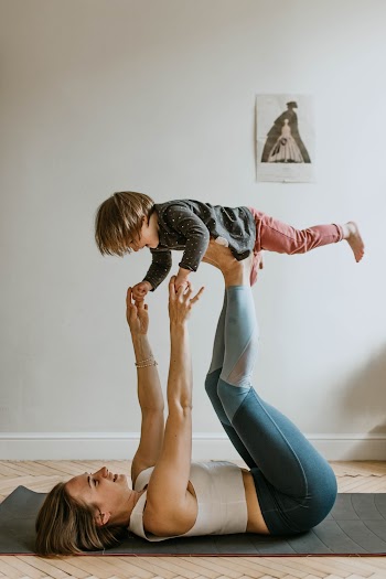 Mom And Daughter Having Fun