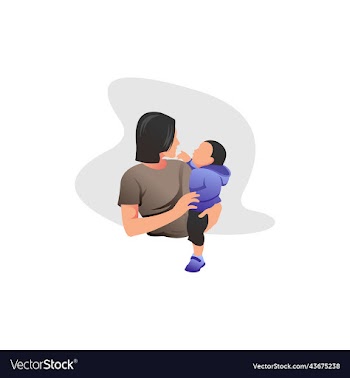 mom baby creative design