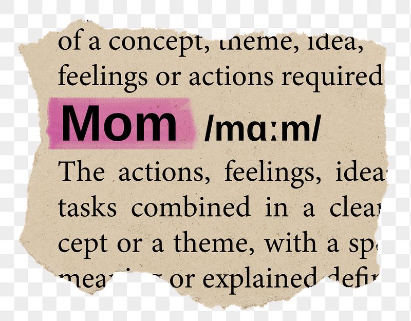 Mom png word sticker, torn | Free PNG - rawpixel